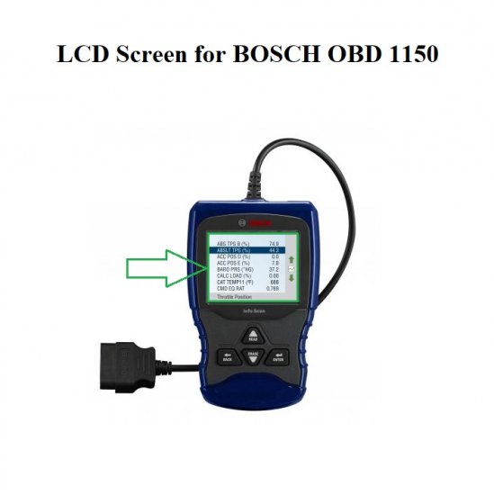 LCD Screen Display Replacement for BOSCH OBD 1150 Scan Tool